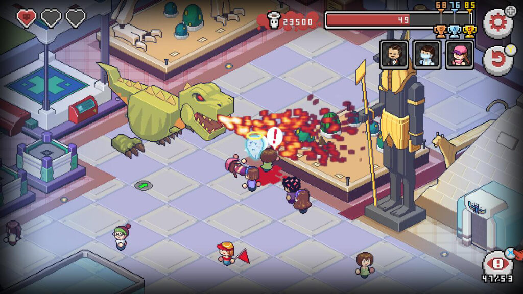 Death Coming Review - Dino fire