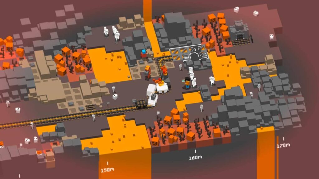 Unrailed! Review - The floor is lava