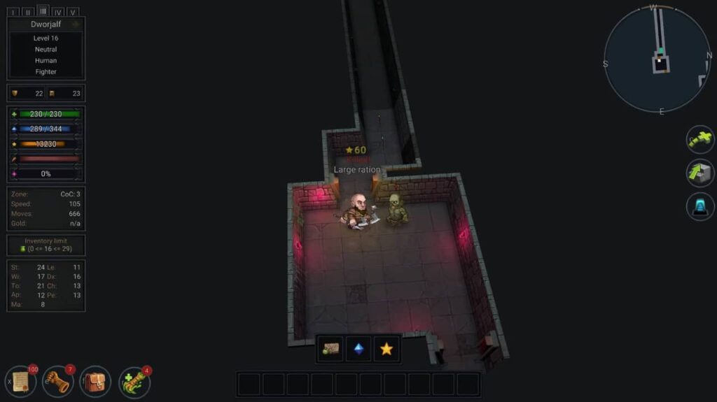 Ultimate ADOM Caverns Of Chaos - Ration