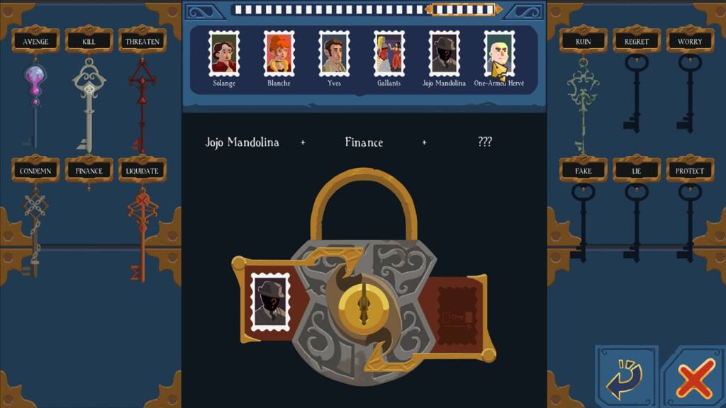 Chronique des Silencieux Review - Lock and key