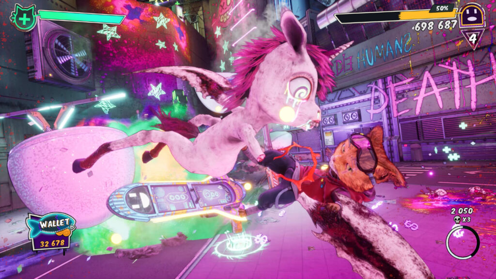 Gori: Cuddly Carnage Review - Don't cry, unicorn