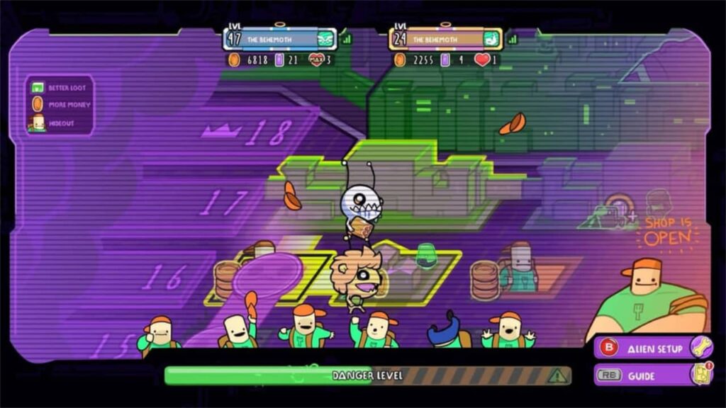 Alien Hominid Invasion Review - Map