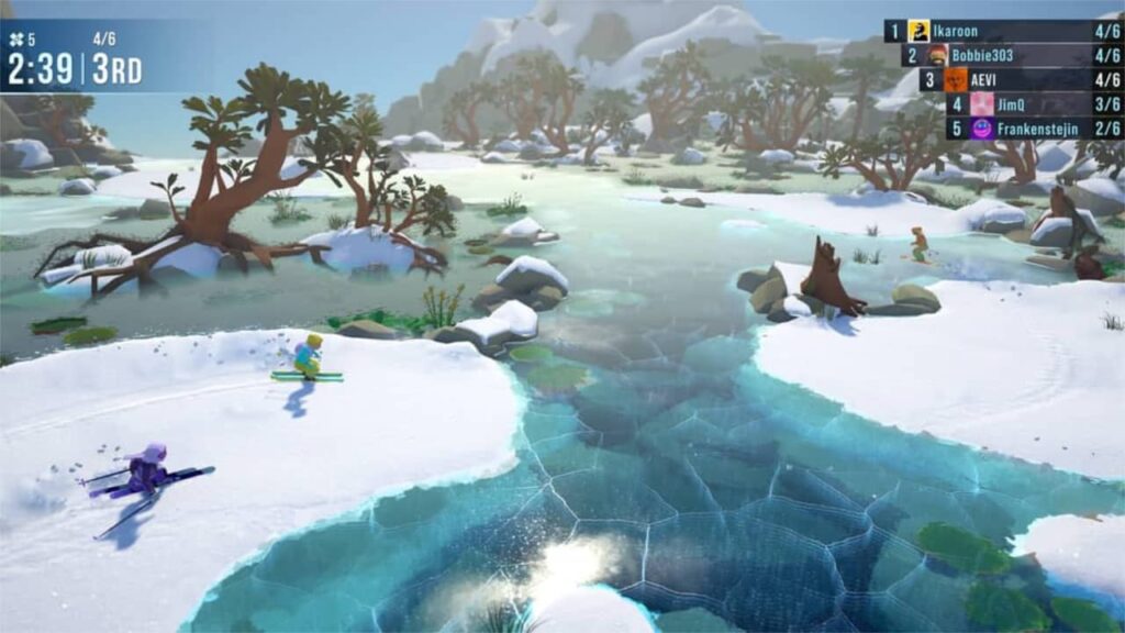 Lonely Mountains Snow Riders Preview - Icy waters