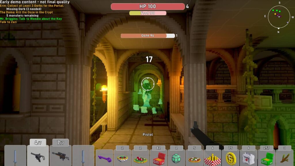 Voxlands Preview - Dungeon slimer