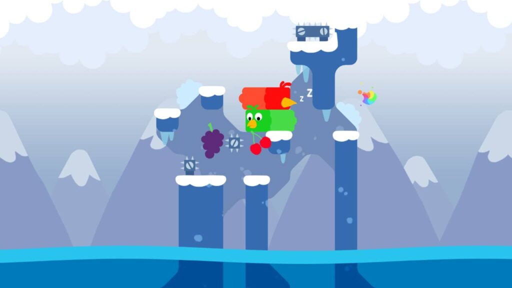 Snakebird Complete Review - Ice ice birdie
