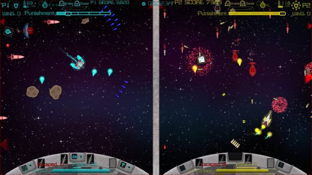 Super Mega Space Blaster Special Turbo - Splitscreen