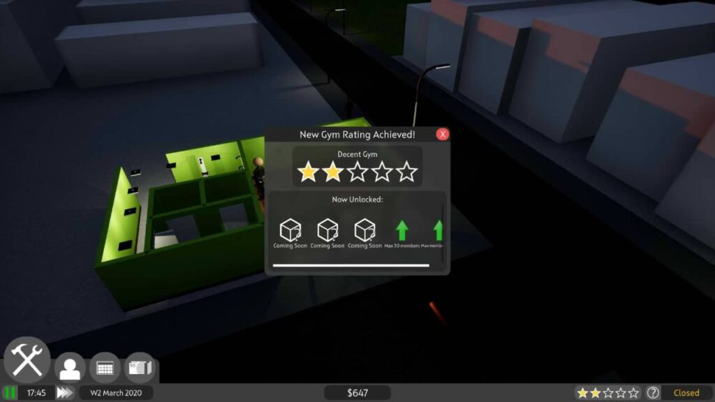 Gym Tycoon Early Access - Rating