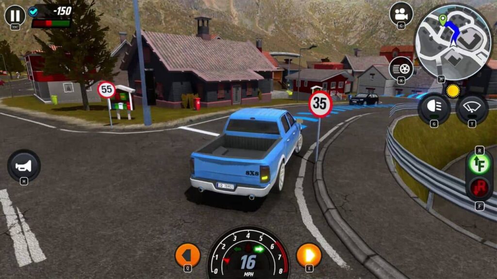 Car Driving School Simulator Review - Crosstown traffic