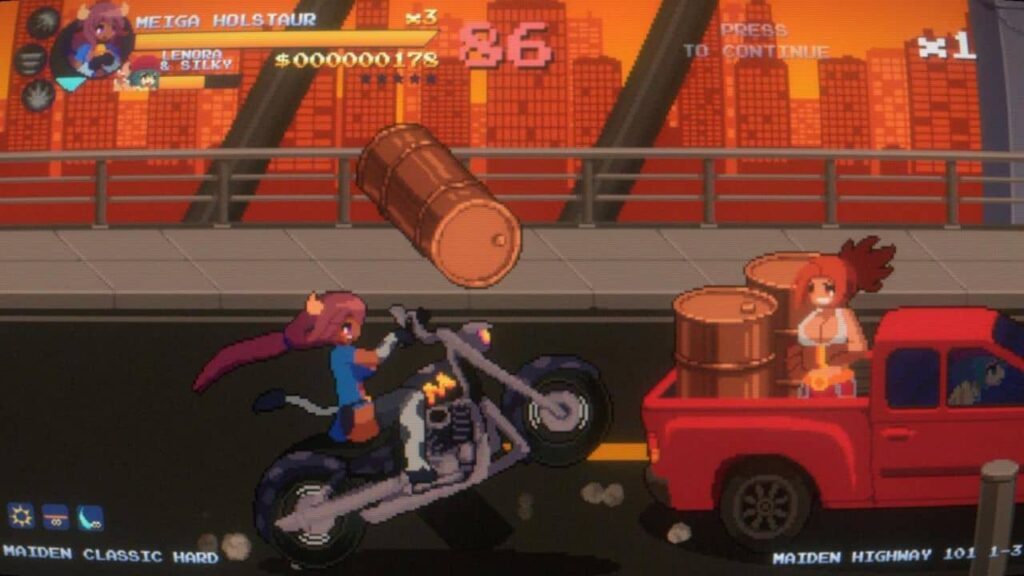 Maiden Cops Review PS5 - Local bike
