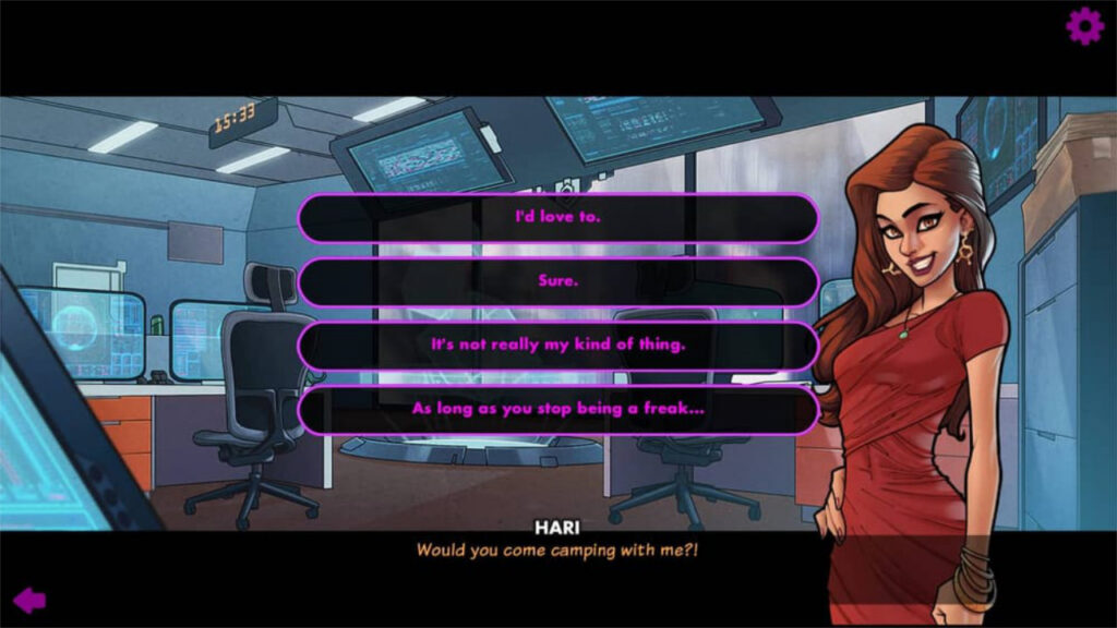 Blake: The Visual Novel Review - Camp
