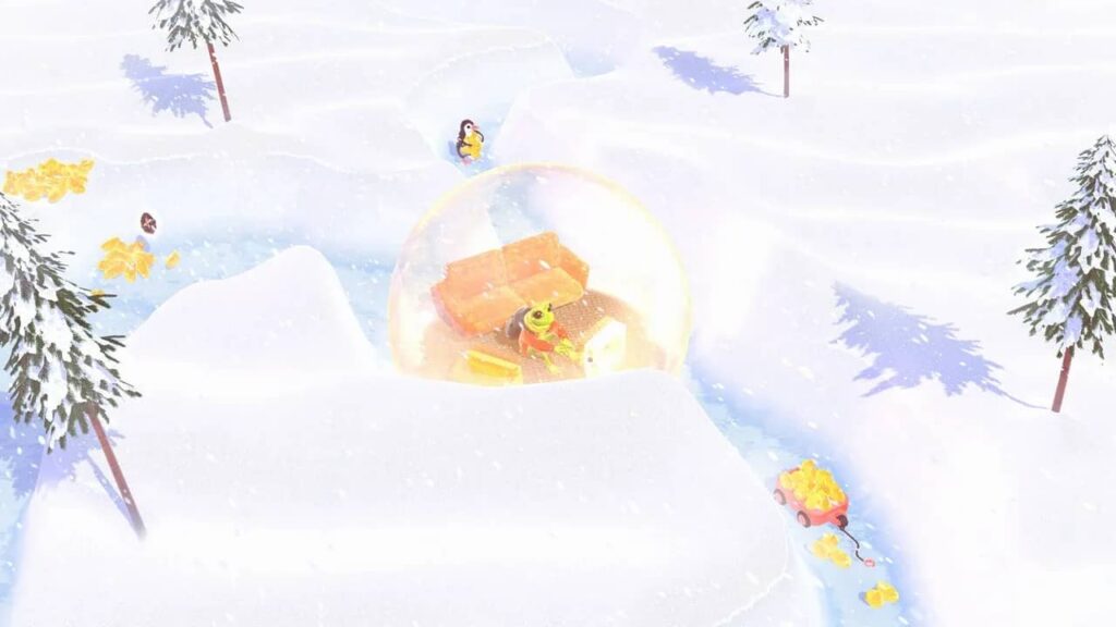 Froggy Hates Snow Preview - Protect your bubble