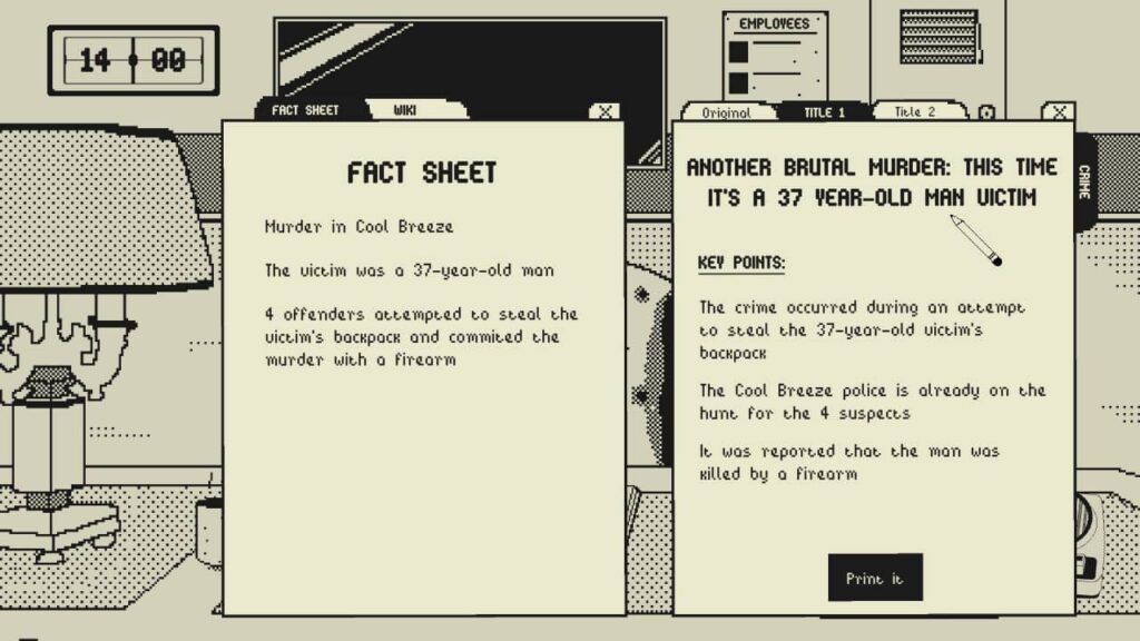 Good News Preview - The bare facts