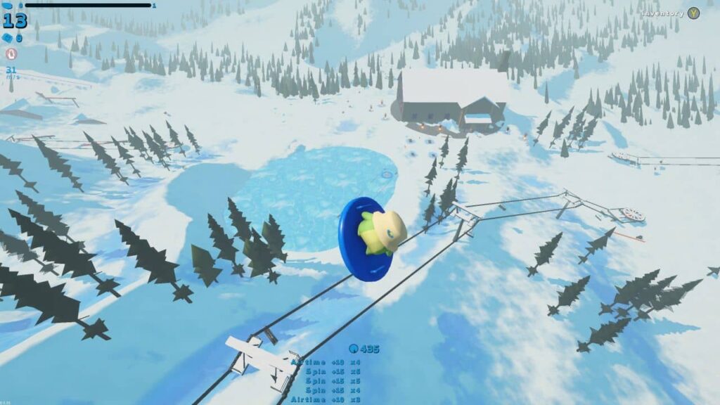 Sledding Game Preview - Big air