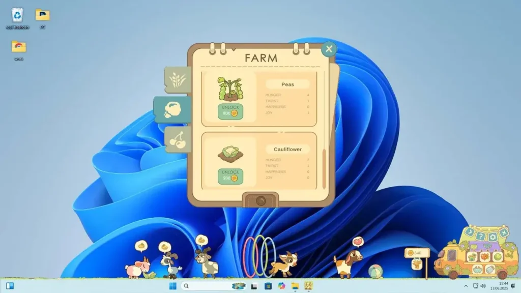 Tame-a-goat-chi Preview - Desktop farming