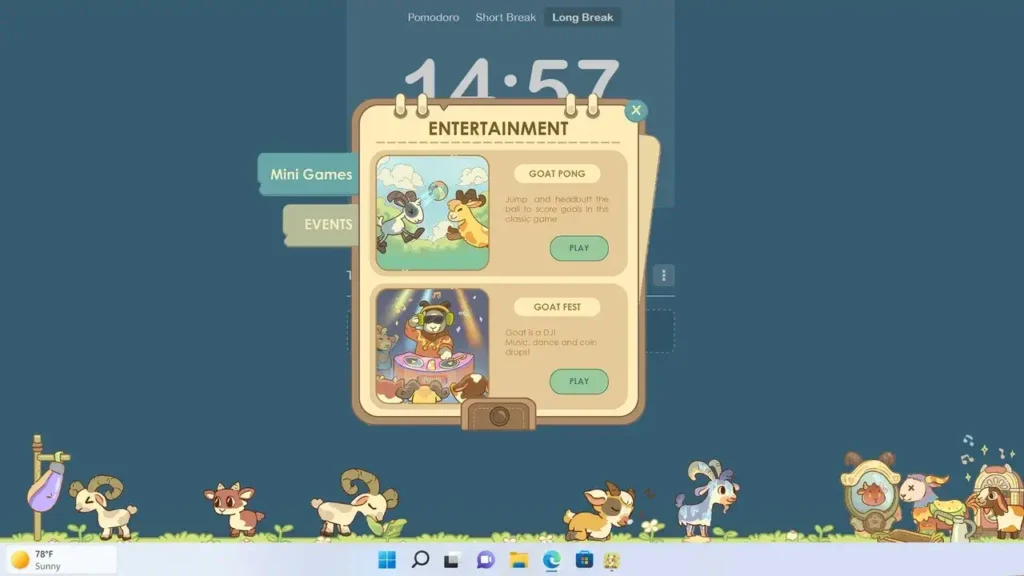 Tame-a-goat-chi Preview - Desktop grazers