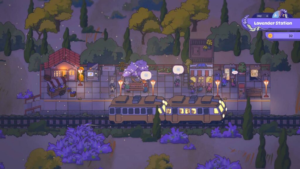 Lavender Station Preview - Night train