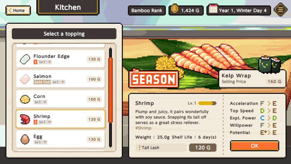 Wabisabi SushiDerby Review - Menu