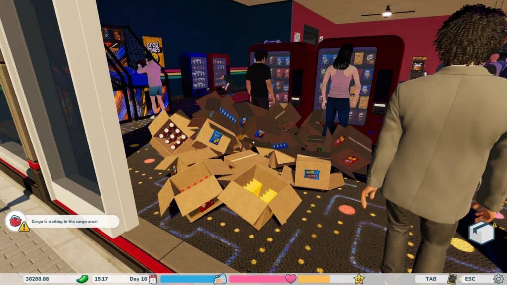 Retro Arcade Shop Simulator Preview - Clean up on aisle 3