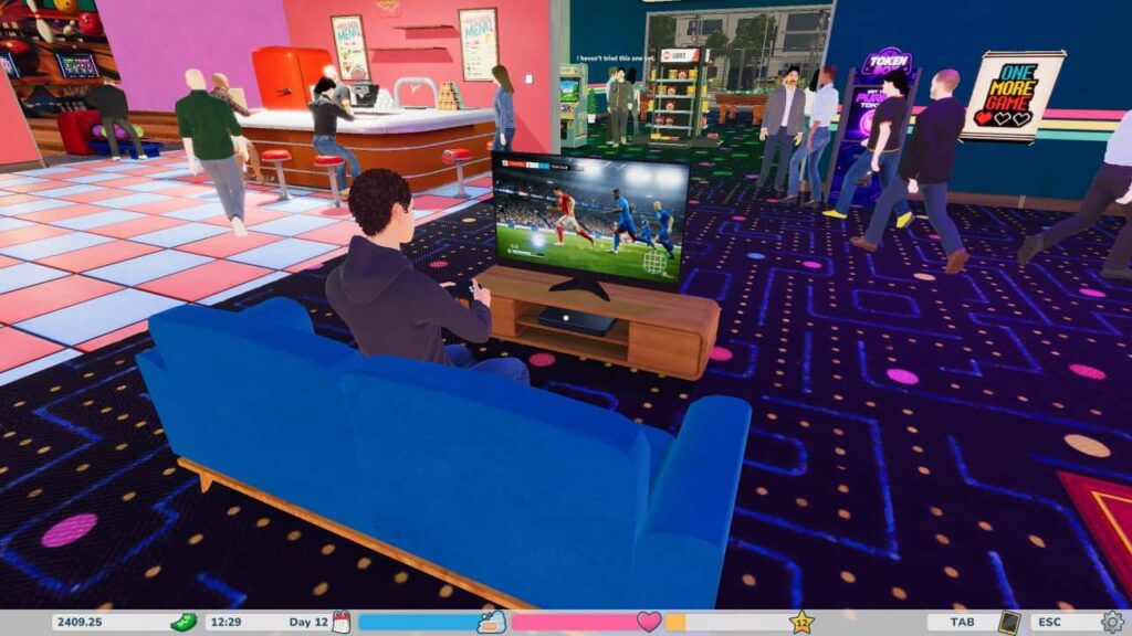 Retro Arcade Shop Simulator Preview - Don't mind me