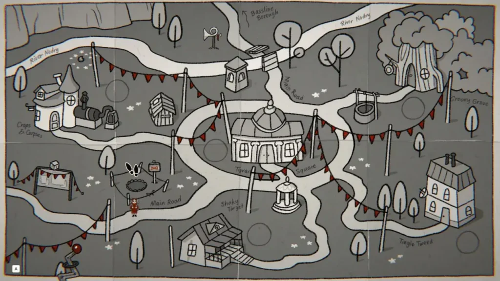 Tom the Postgirl Review Map